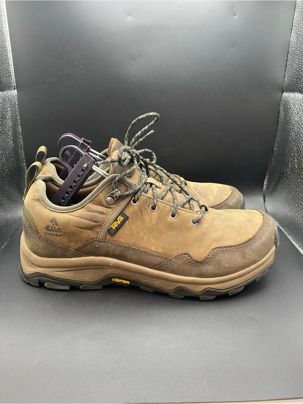 Teva Riva RP Waterproof Brown Leather Outdoor Hiking Shoes 1123771 Mens Size 9.5